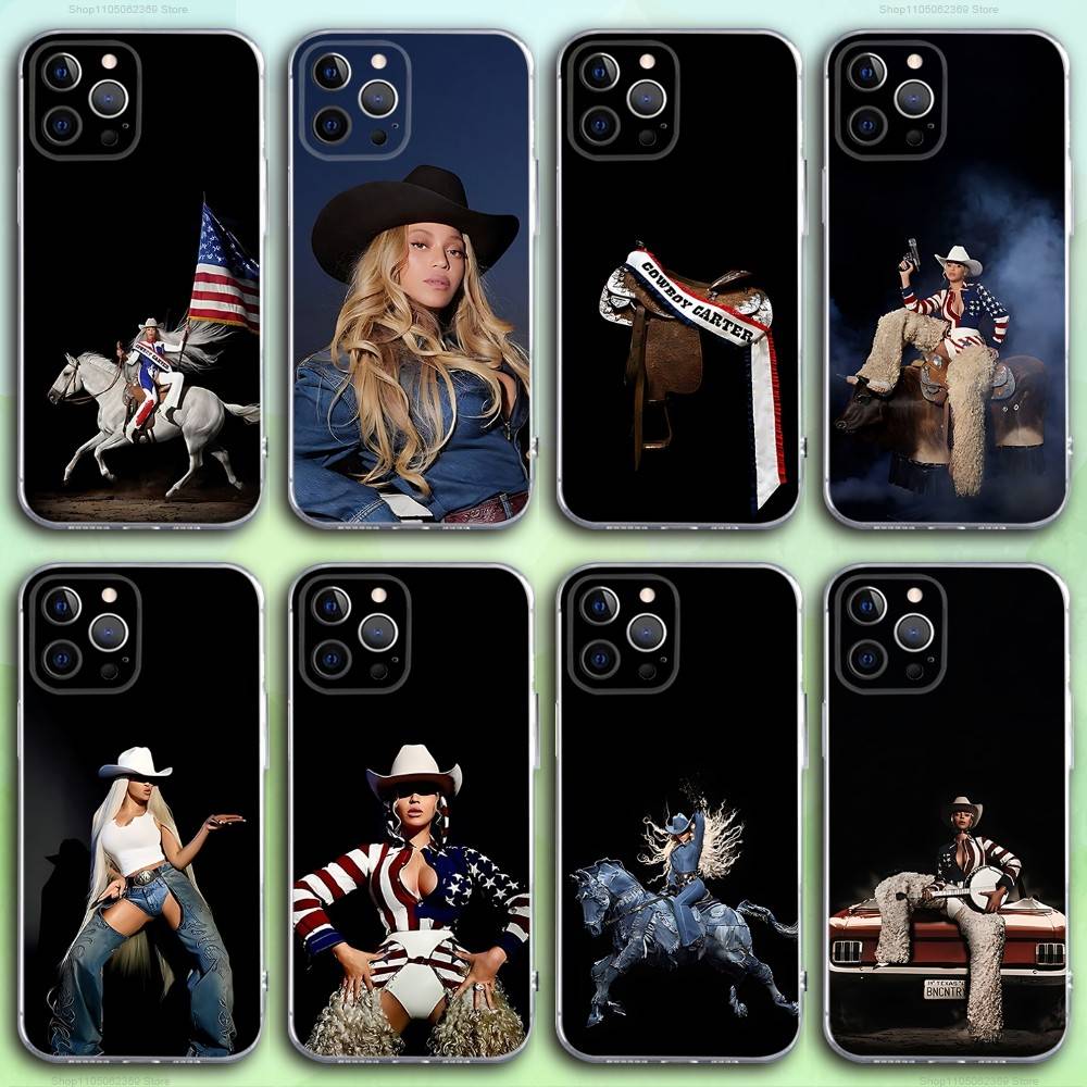Mini Electric Sewing Machine Handheld - Custodia per telefono B-Beyoncé Cowboy Singer