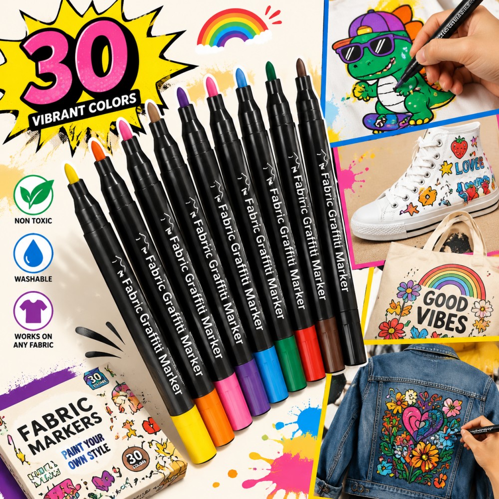 Set di pennarelli per tessuti  - Painting Supplies recensione e prezzo