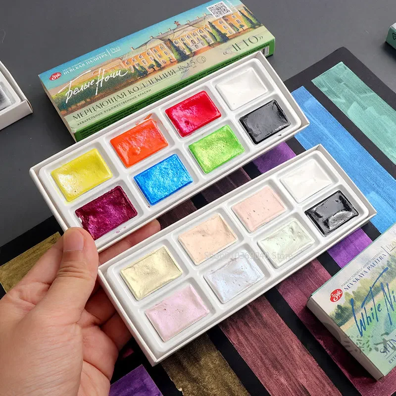 2024 New White Night Master pi - Watercolor Paint Set Solid Pigment recensione e prezzo