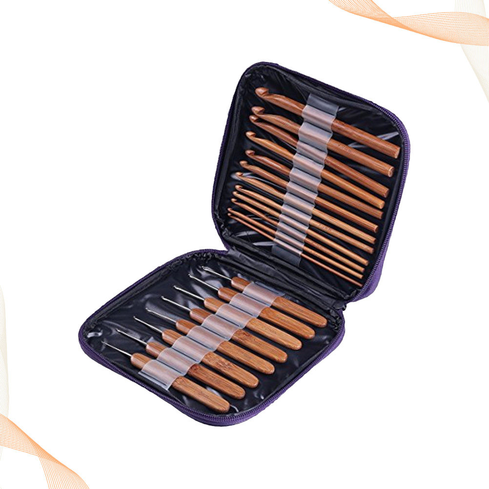 1 set di ferri da uncinetto in - Wooden Crochet Hooks Ergonomic Handle recensione e prezzo