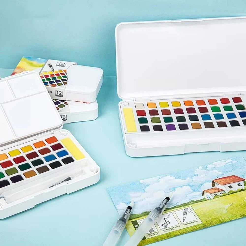 Set di colori ad acquerello so - Watercolor Paint Set Solid Pigment recensione e prezzo