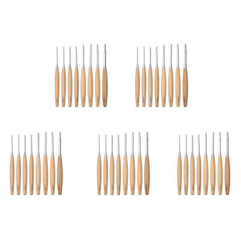 M12K-40 pezzi, uncinetti da un - Wooden Crochet Hooks Ergonomic Handle recensione e prezzo
