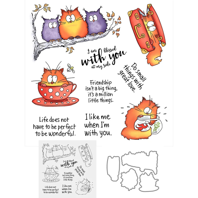 Fustelle per taglio e timbri t - Clear Silicone Stamps For Card Making recensione e prezzo