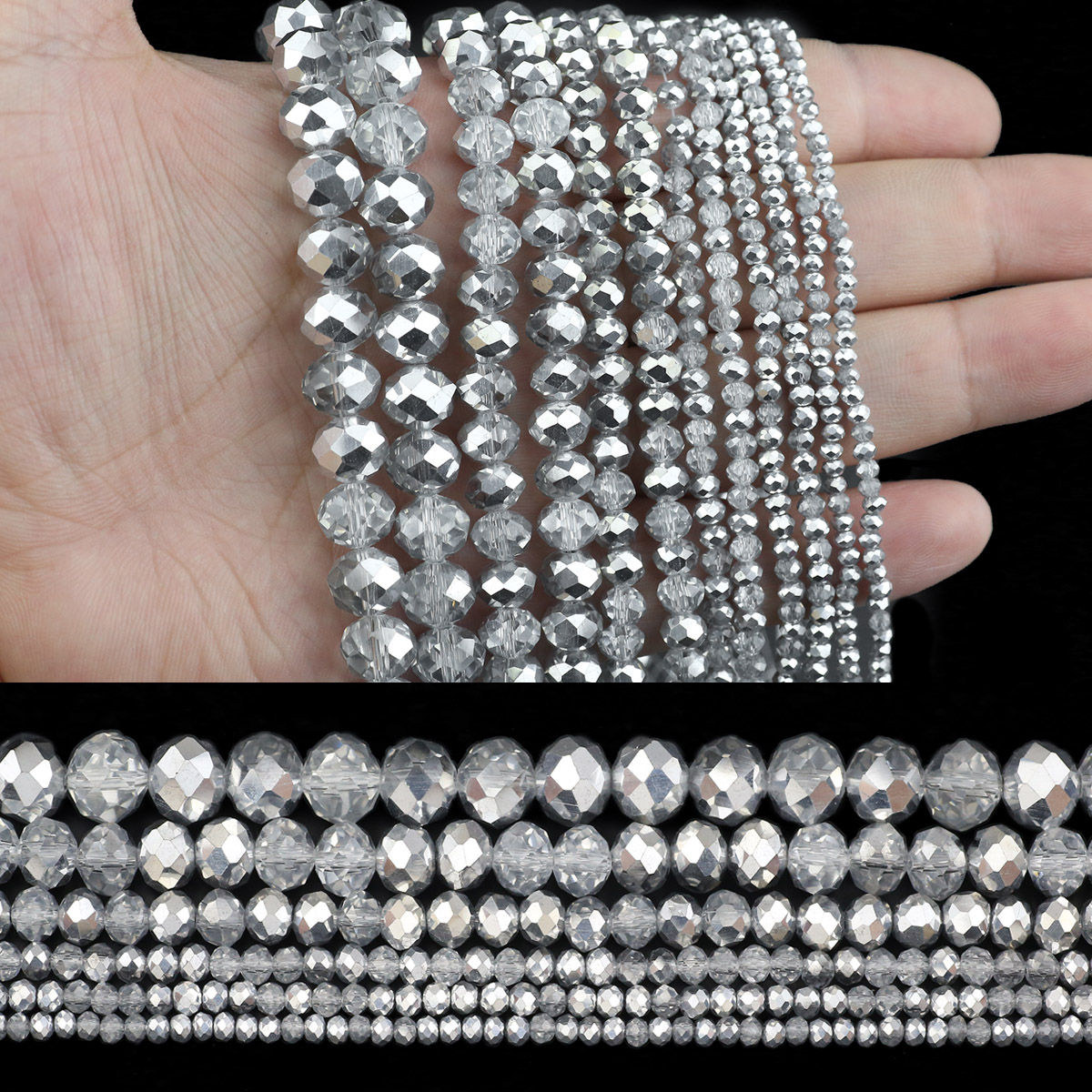 Mezzo argento colore trasparen - Glass Seed Beads 2Mm Jewelry Making recensione e prezzo